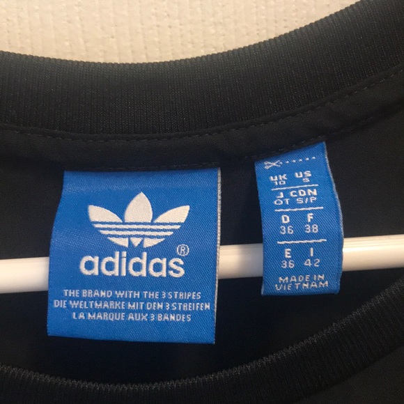 Adidas Trefoil black oversized tank top - Small - Picture 3 of 3